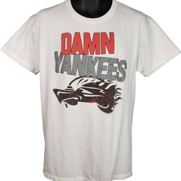Damn Yankees T Shirt Vintage 90s 1990 Yank This Ted Nugent Made In USA Large